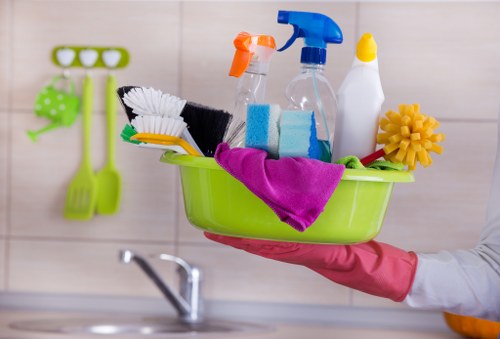 Airbnb cleaner preparing a guest-ready flat in Greenwich