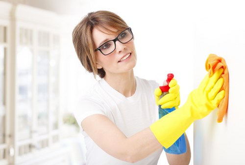 Team following a safe and hygienic cleaning routine