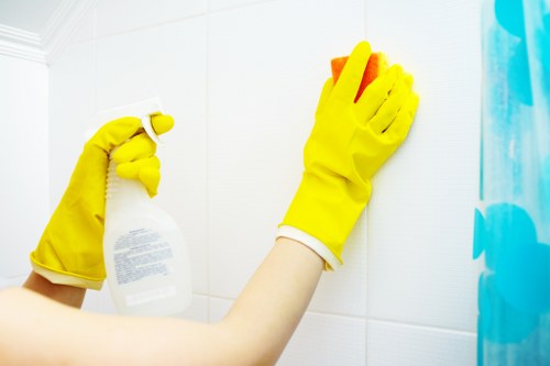 Local cleaning team completing after builders cleaning in Greenwich