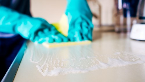 Commercial kitchen oven cleaning for a Greenwich business