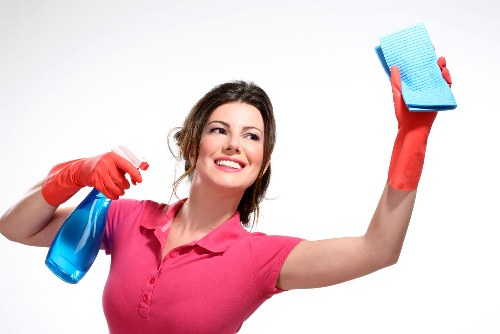Window cleaning equipment used at a Greenwich property